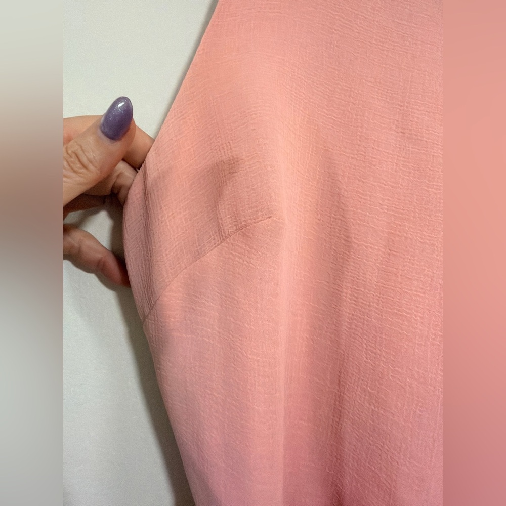 DKNY Pink Pleated Dress size small work wear old money casual chic - Picture 4 of 10